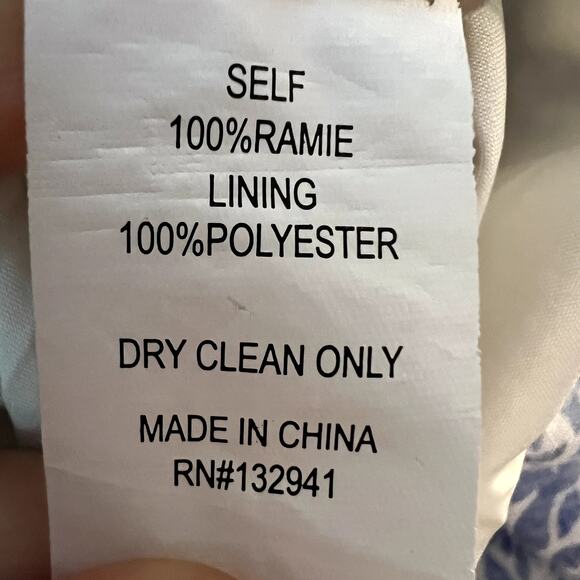 Amanda Uprichard Adelene Midi Dress in Chalet Size S blue white SW - Picture 13 of 15